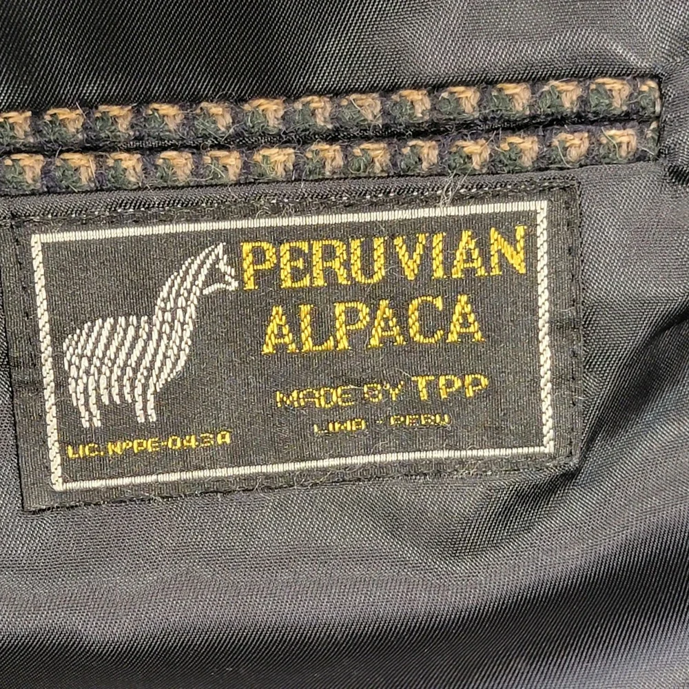 Fioravanti Soft Peruvian Alpaca Blazer Sport Coat Brown Textured Mens 42R Jacket